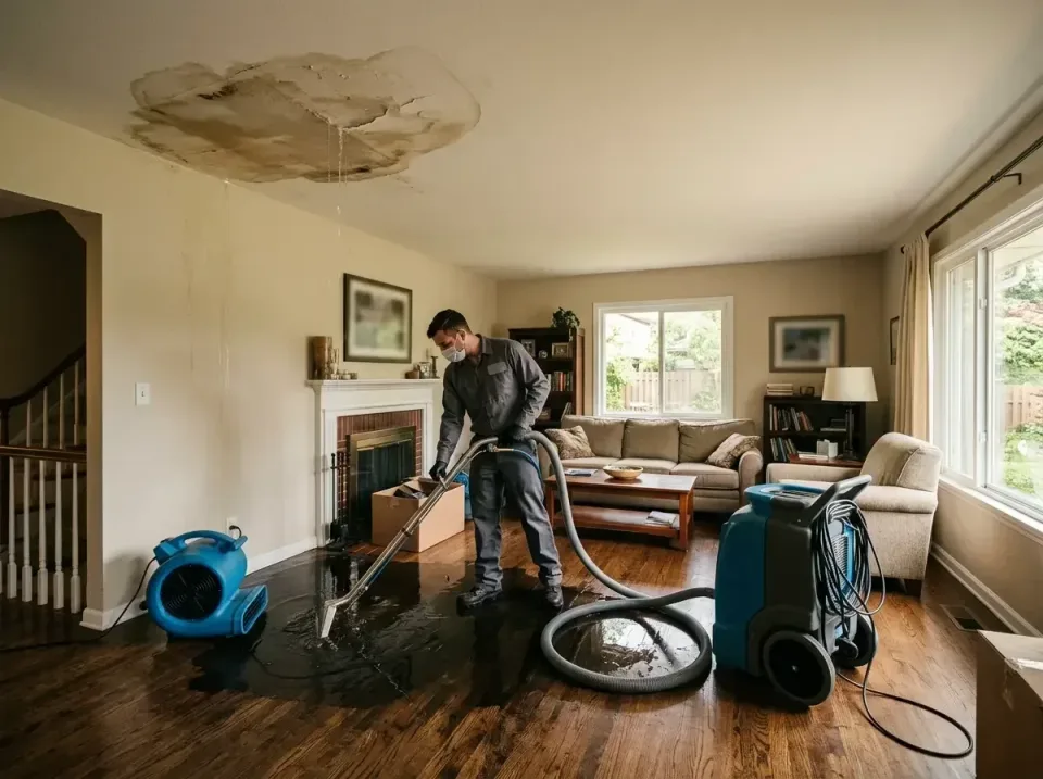 attic-pipe-burst-ceiling-drip-008 — frequently asked questions, Water Damage Restoration & Carpet Care in Bridge City, LA